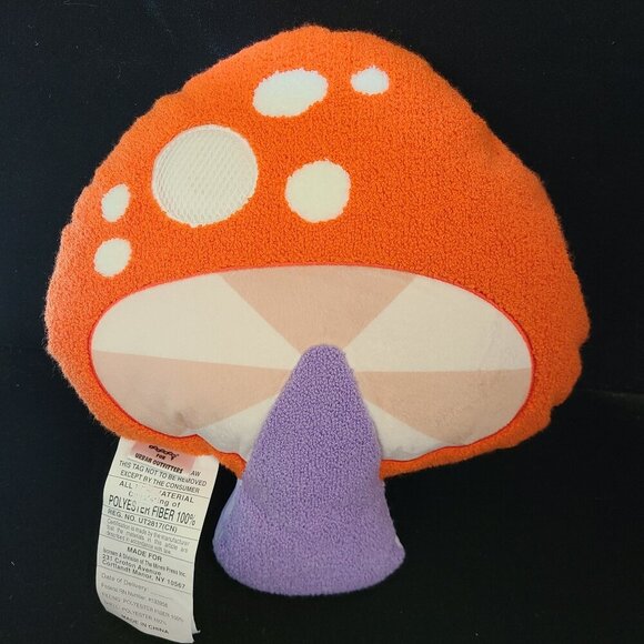 Urban Outfitters Other - Urban Outfitters IScream Plush Mushroom Bluetooth Speaker Throw Pillow